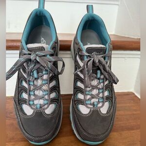 Eddie Bauer Gray and Teal Women's Sneakers
